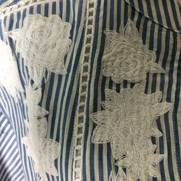 NEW Free People Liya Embroidered Tunic Top Sm/med - Picture 8 of 8